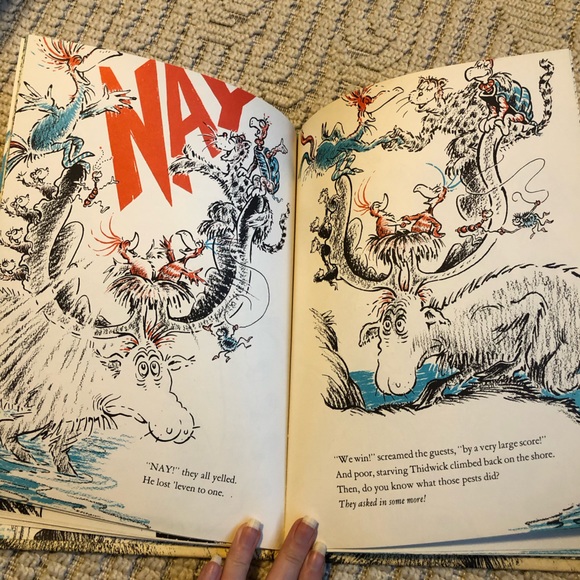 Vintage 1948 Thidwick the Big-Hearted Moose by Dr.Seuss hardcover book - Picture 8 of 9